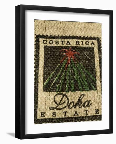 Coffee Bag from the Doka Estate, One of the Main Coffee Growers in Costa Rica, Central America-R H Productions-Framed Photographic Print