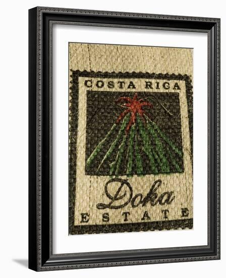 Coffee Bag from the Doka Estate, One of the Main Coffee Growers in Costa Rica, Central America-R H Productions-Framed Photographic Print