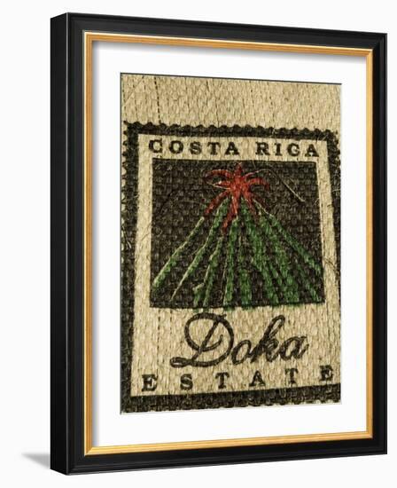 Coffee Bag from the Doka Estate, One of the Main Coffee Growers in Costa Rica, Central America-R H Productions-Framed Photographic Print