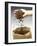 Coffee Beans Falling from Someone's Hand into a Sack-Gustavo Andrade-Framed Photographic Print