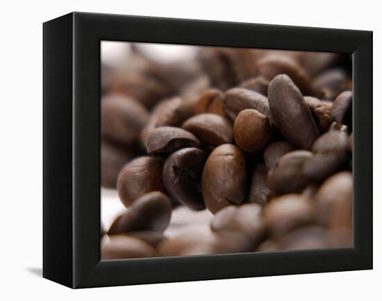 Coffee Beans-Gustavo Andrade-Framed Premier Image Canvas