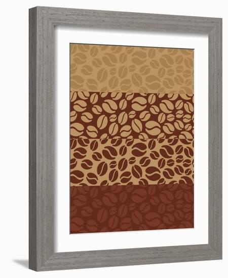 Coffee Beans-cienpies-Framed Art Print