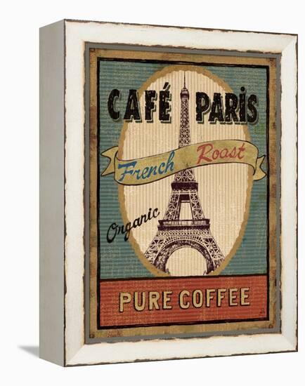 Coffee Blend Label II-Daphne Brissonnet-Framed Stretched Canvas