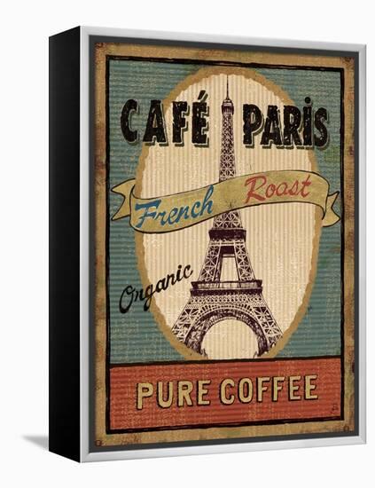 Coffee Blend Label II-Daphne Brissonnet-Framed Stretched Canvas