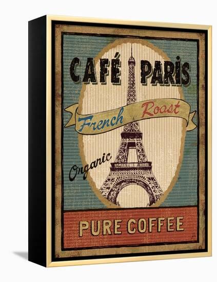 Coffee Blend Label II-Daphne Brissonnet-Framed Stretched Canvas