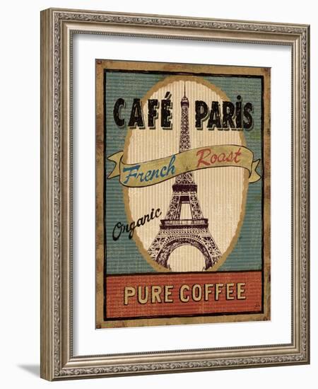 Coffee Blend Label II-Daphne Brissonnet-Framed Art Print