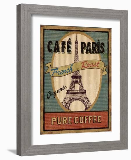 Coffee Blend Label II-Daphne Brissonnet-Framed Art Print