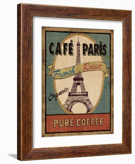 Coffee Blend Label II-Daphne Brissonnet-Framed Art Print