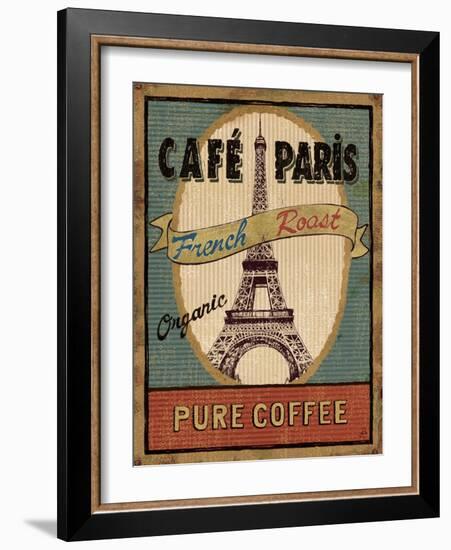 Coffee Blend Label II-Daphne Brissonnet-Framed Art Print