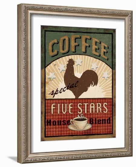 Coffee Blend Label III-Daphne Brissonnet-Framed Premium Giclee Print