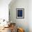 Coffee Blueprint II Indigo-Marco Fabiano-Framed Art Print displayed on a wall