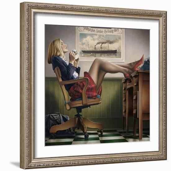 Coffee Break-Paul Kelley-Framed Art Print