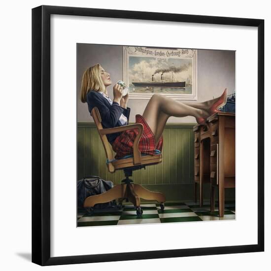 Coffee Break-Paul Kelley-Framed Art Print