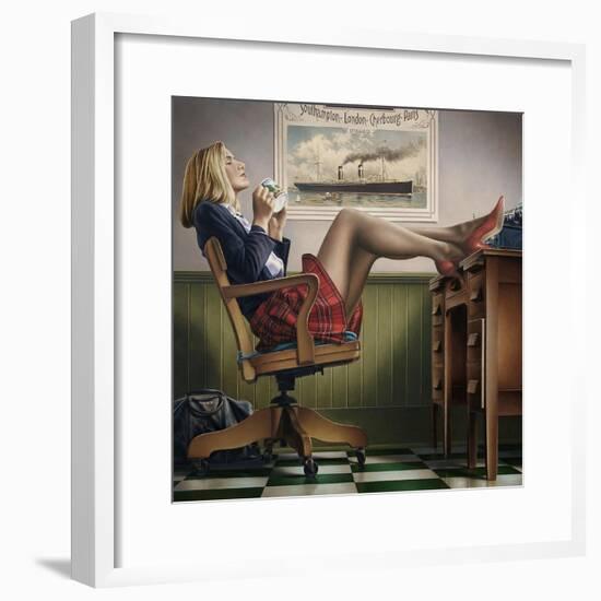 Coffee Break-Paul Kelley-Framed Art Print