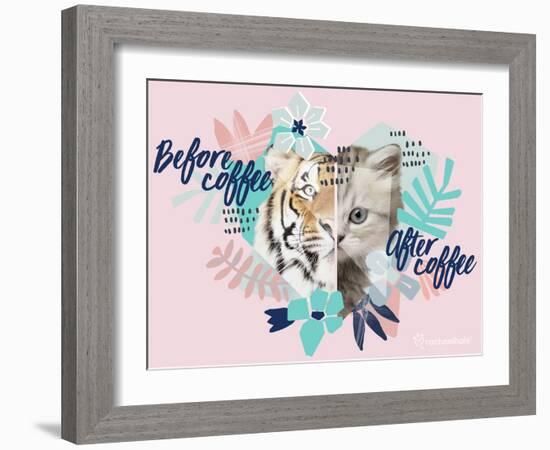 Coffee Cat-Rachael Hale-Framed Photo