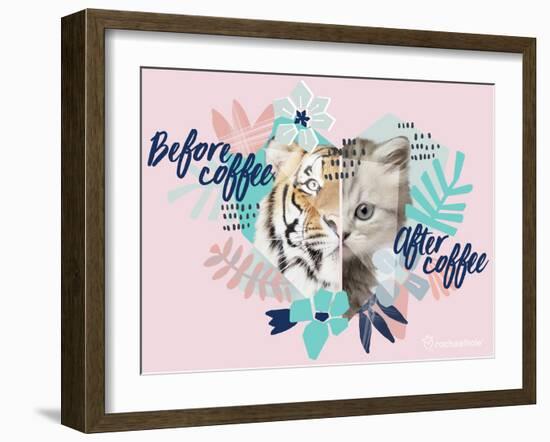 Coffee Cat-Rachael Hale-Framed Photo