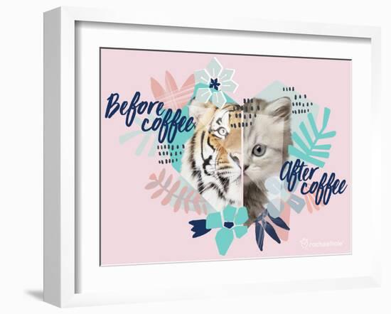 Coffee Cat-Rachael Hale-Framed Photo