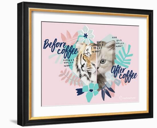 Coffee Cat-Rachael Hale-Framed Photo