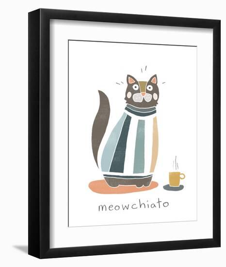 Coffee Cats I-June Vess-Framed Art Print
