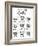 Coffee Chart-Grace Popp-Framed Art Print