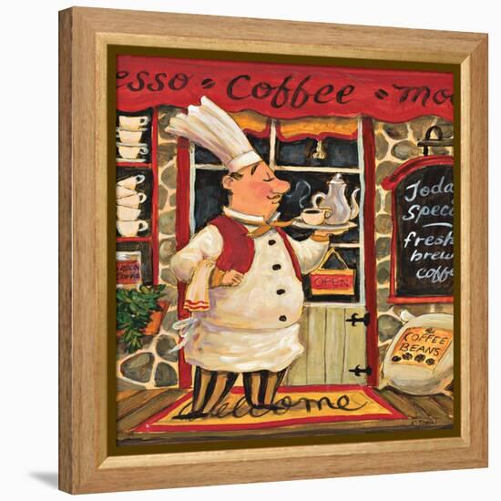 Coffee Chef-K. Tobin-Framed Stretched Canvas