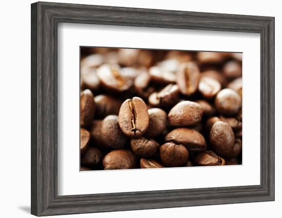 Coffee Close-Up.Selective Focus-Subbotina Anna-Framed Photographic Print