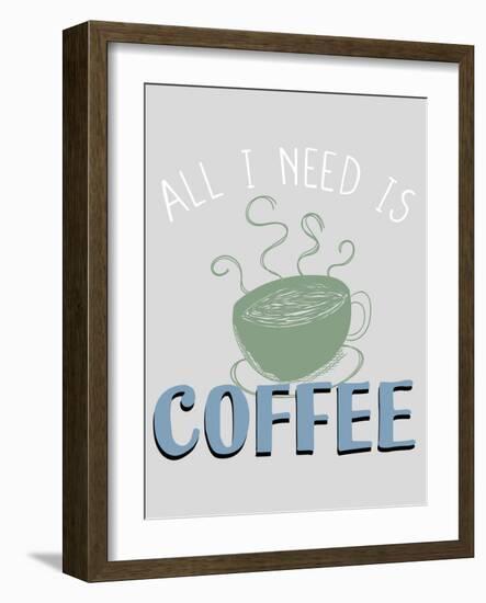 Coffee Coffee 1-Kimberly Allen-Framed Art Print