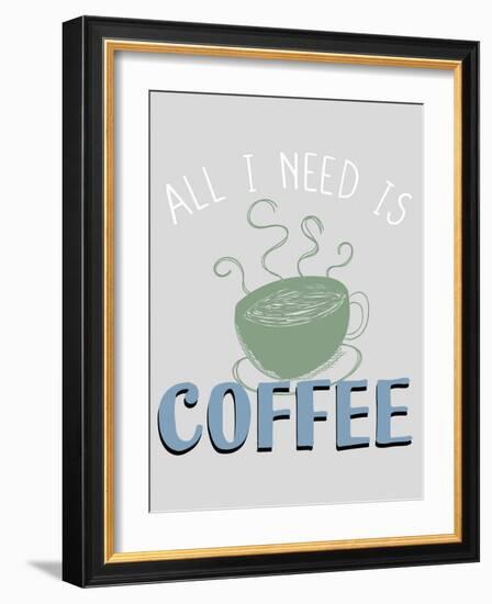 Coffee Coffee 1-Kimberly Allen-Framed Art Print