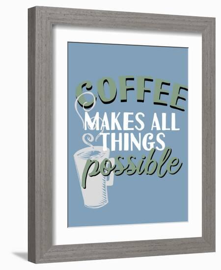 Coffee Coffee 2-Kimberly Allen-Framed Art Print