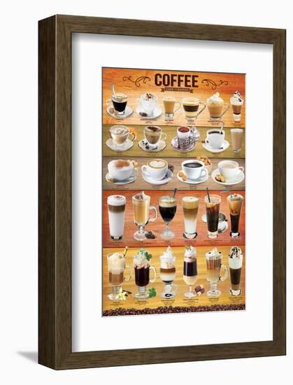 Coffee Collage-null-Framed Premium Giclee Print