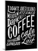 Coffee Collage-Ashley Santoro-Mounted Giclee Print
