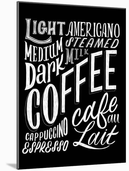 Coffee Collage-Ashley Santoro-Mounted Giclee Print