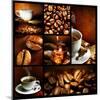 Coffee Collage-Subbotina Anna-Mounted Art Print