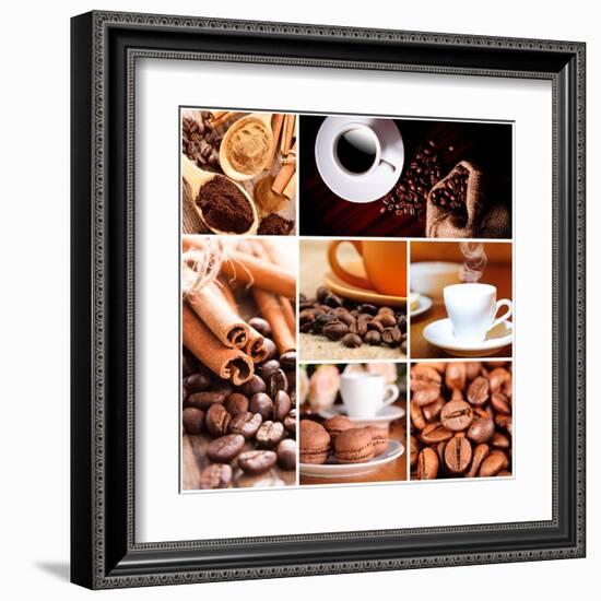 Coffee Concept-oksix-Framed Art Print