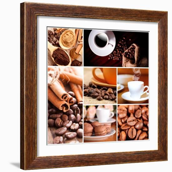 Coffee Concept-oksix-Framed Art Print