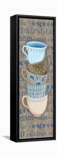 Coffee Cup Stack I-Andi Metz-Framed Stretched Canvas
