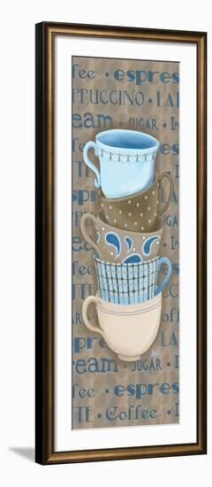 Coffee Cup Stack I-Andi Metz-Framed Art Print