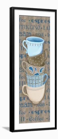Coffee Cup Stack I-Andi Metz-Framed Art Print
