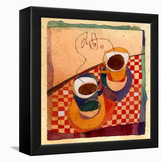 Coffee Cups-Robbin Rawlings-Framed Stretched Canvas