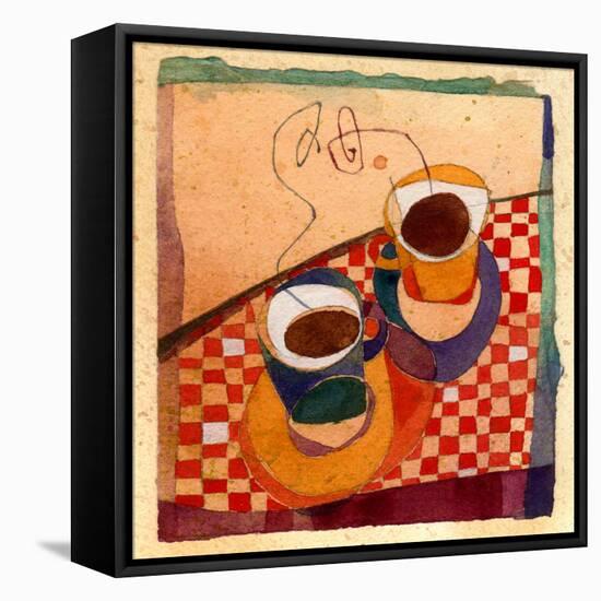 Coffee Cups-Robbin Rawlings-Framed Stretched Canvas