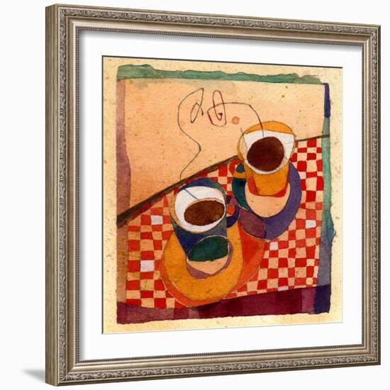 Coffee Cups-Robbin Rawlings-Framed Art Print