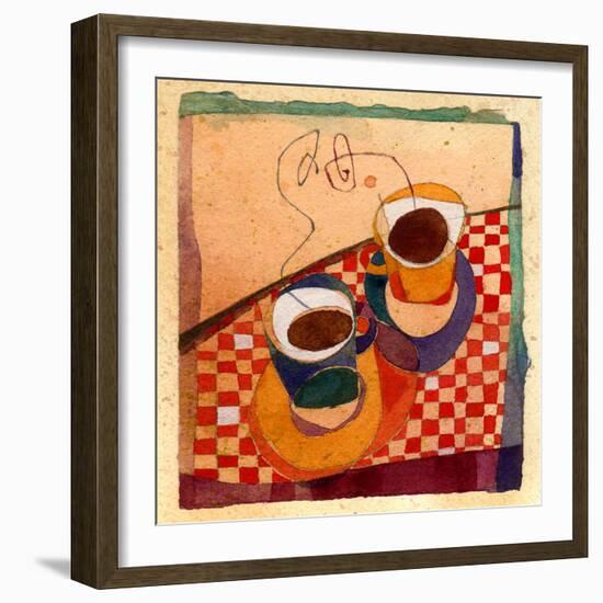 Coffee Cups-Robbin Rawlings-Framed Art Print