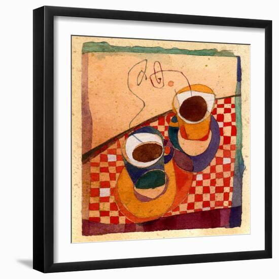 Coffee Cups-Robbin Rawlings-Framed Art Print