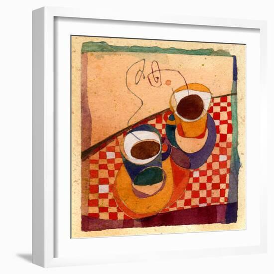 Coffee Cups-Robbin Rawlings-Framed Art Print
