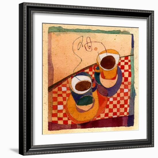 Coffee Cups-Robbin Rawlings-Framed Art Print