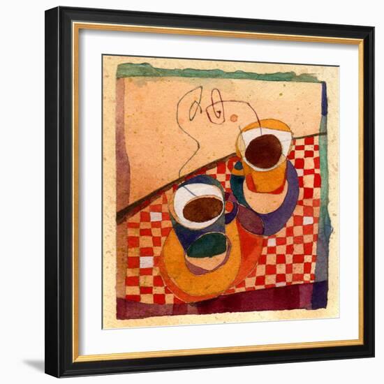 Coffee Cups-Robbin Rawlings-Framed Art Print