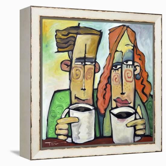 Coffee Date-Tim Nyberg-Framed Premier Image Canvas