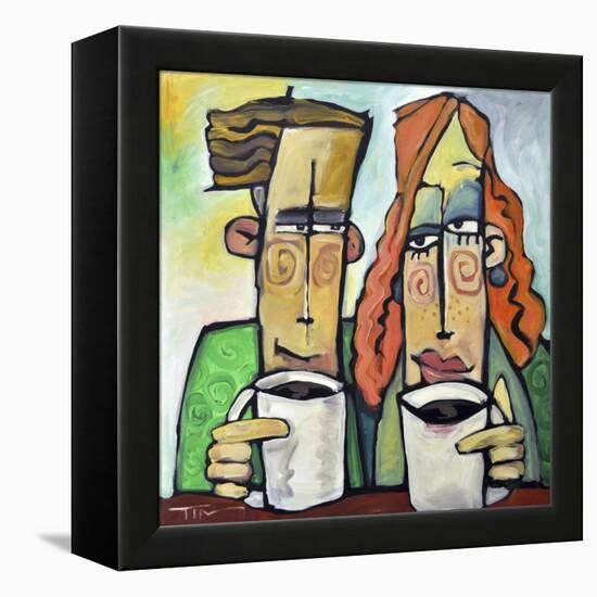 Coffee Date-Tim Nyberg-Framed Premier Image Canvas