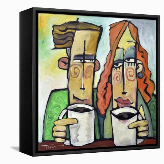 Coffee Date-Tim Nyberg-Framed Premier Image Canvas