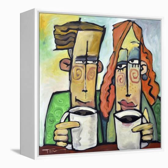 Coffee Date-Tim Nyberg-Framed Premier Image Canvas